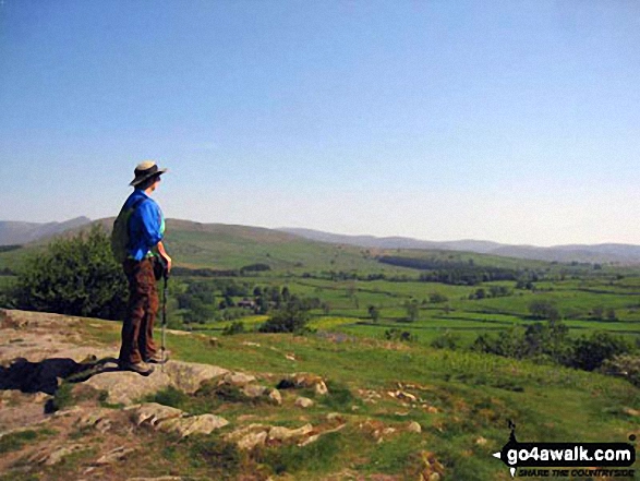 Me at the top of Orrest Head overlooking the valley 