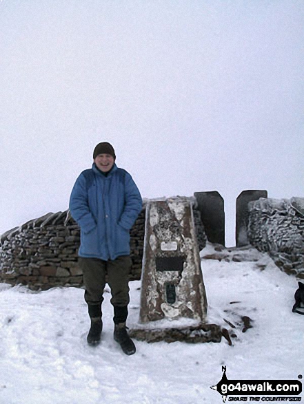 Moi on Whernside in The Yorkshire Dales North Yorkshire England