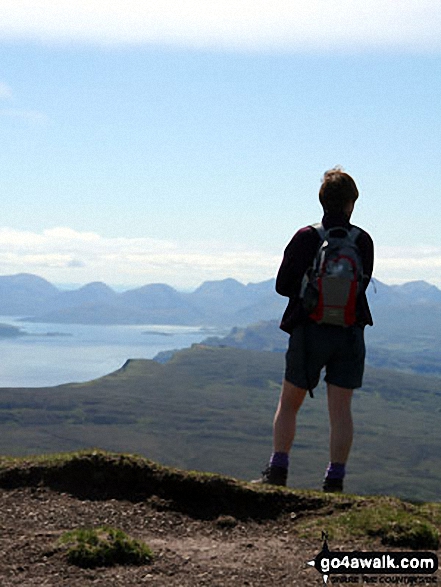 Walk The Storr walking UK Mountains in The Inner Hebrides (Western Isles)  Highland, Scotland