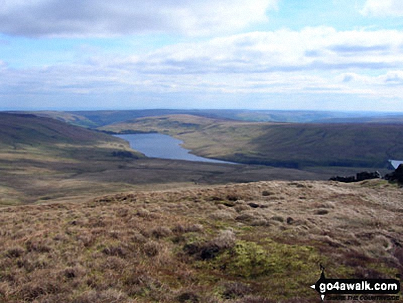 Scar House Reservoir from Little Whernside 