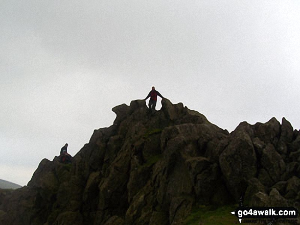 Walk c179 The Seathwaite Round from Seathwaite, Duddon Valley - Dow Crag summit