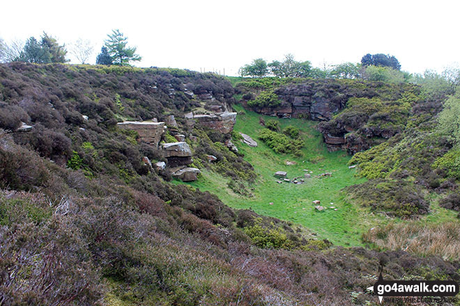 Walk d103 Cobden Edge, Mellor, Rowarth and Brook Bottom from Strines - On Cobden Edge