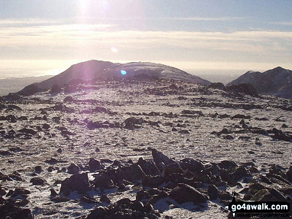 Walk c222 Swirl How and Wetherlam from Coniston - Swirl Hause from Swirl How