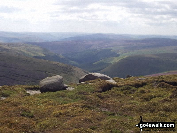 Derwent Valley from Bleaklow Stones (Bleaklow Hill)