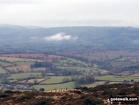 The view from Brown Clee Hill (Abdon Burf)