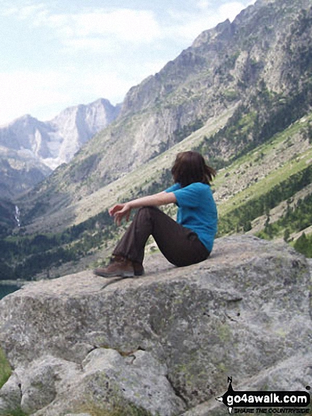 No. 2 daughter on Col D'estaube in Pyrenees  France