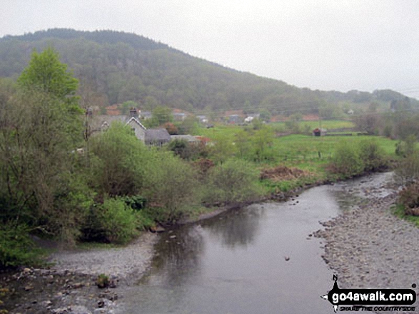 Pen y Benar above Afon Lledr, Dolwyddelan 