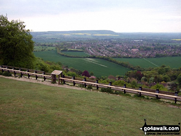 The stunning view from the summit of Whiteleaf Cross 