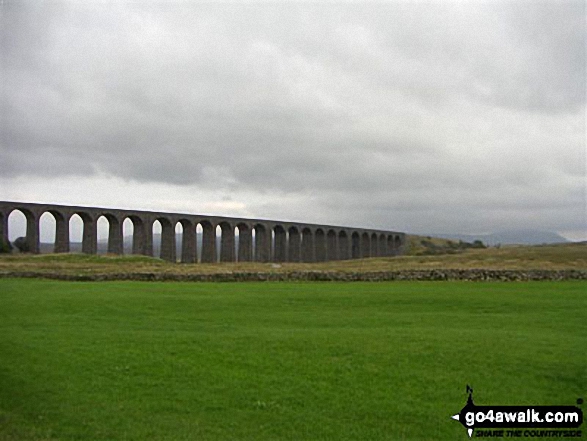 Walk ny331 The Yorkshire Three Peaks Challenge as a 3 day walk - Day 1 from Horton in Ribblesdale (New 2013 Route) - Ribblehead Viaduct - on an alternative coast to coast walk