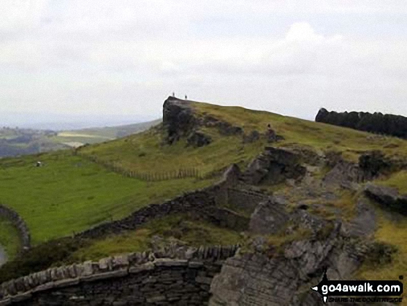 Walk ch146 Kettleshulme and Shining Tor from Lamaload Reservoir - Windgather Rocks