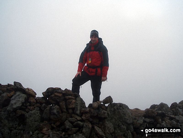 Walk c113 Helvellyn from Thirlmere - Raise (Helvellyn) summit cairn