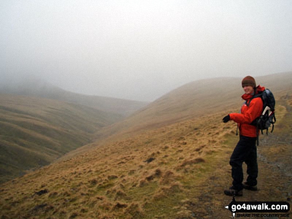 Walk c124 Helvellyn Ridge from Thirlmere - Sticks Gill from Sticks Pass