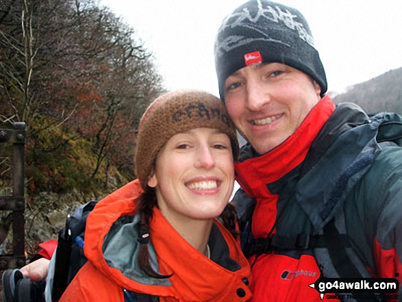 Walk c113 Helvellyn from Thirlmere - Back at Thirlspot - and happy!