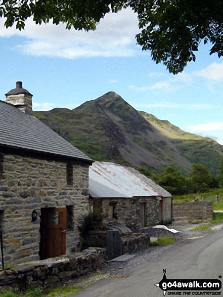 Walk gw163 Cnicht from Nantgwynant - Cnicht from Croesor