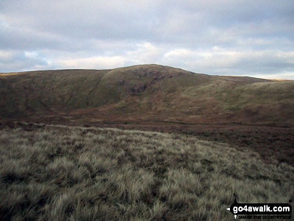 Walk c322 The Crookdale Round - Great Yarlside from Lord's Seat (Crookdale)