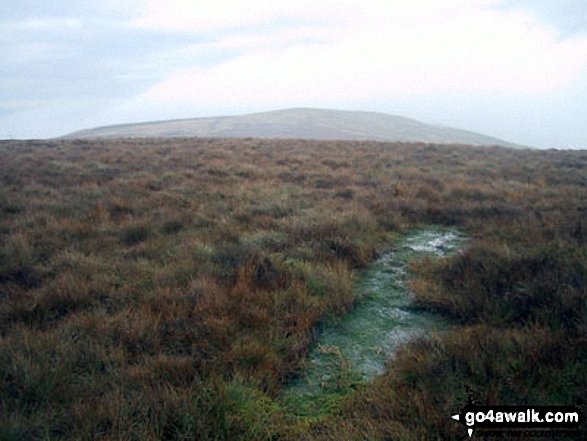 Walk c322 The Crookdale Round - High House Bank from the featureless summit of Whatshaw Common