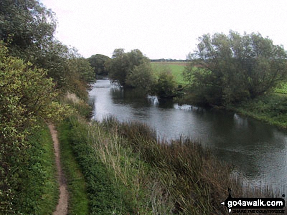 Walk wa164 Clifford Chambers from Stratford-upon-Avon - The River Avon near Stratford-upon-Avon