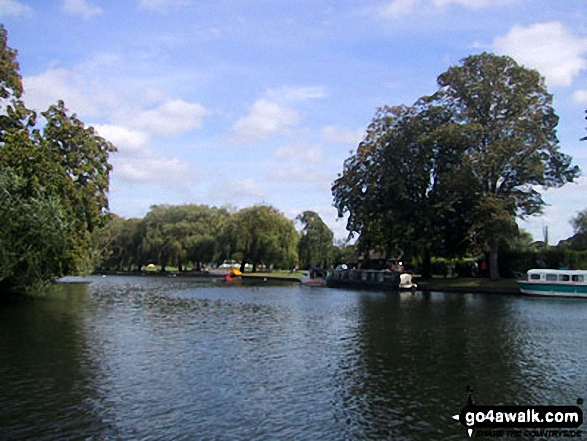 Walk wa164 Clifford Chambers from Stratford-upon-Avon - The River Avon, Stratford-upon-Avon