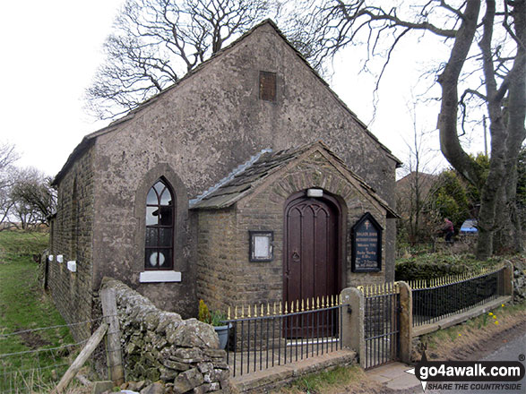 Walk ch223 Tegg's Nose from Langley - Walker Barn Methodist Church