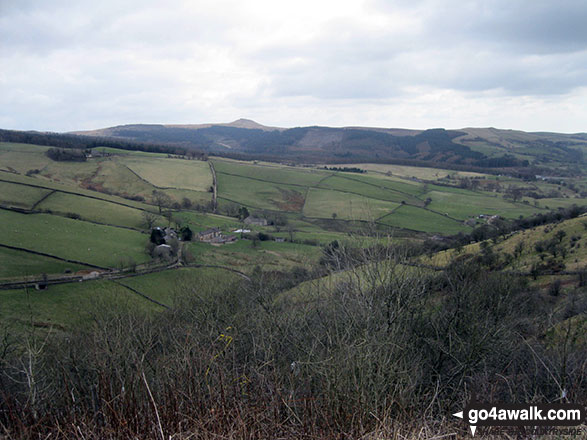 The view from Tegg's Nose Country Park with Shutlingsloe prominent on the horizon (centre left) 