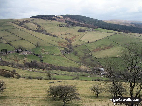 Walk ch223 Tegg's Nose from Langley - Macclesfield Forest across the valley from Tegg's Nose Country Park