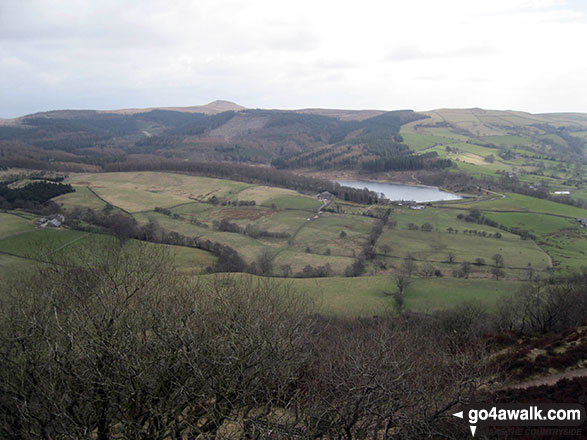 Shutlingsloe and Ridgegate Reservoir from the summit of Tegg's Nose 