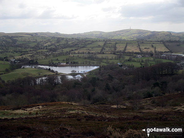 Ridgegate Reservoir and Croker Hill from Tegg's Nose