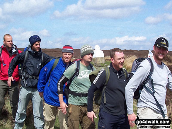 Passing Fat Betty (White Cross) on Danby High Moor 