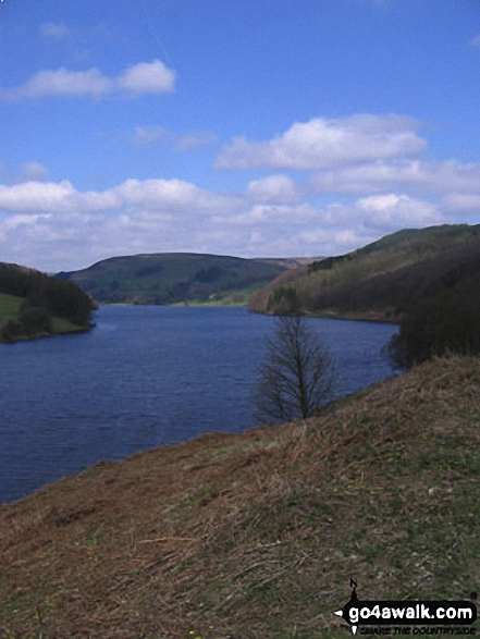 Walk d136 Crook Hill (Ladybower) from Ladybower Reservoir - Ladybower Reservoir