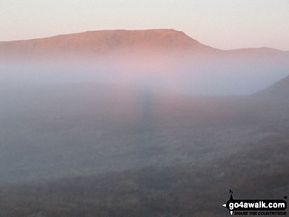 Walk c153 Thornthwaite Crag from Troutbeck - A Brocken Spectre (almost) with Red Screes beyond from the lower slopes of Yoke