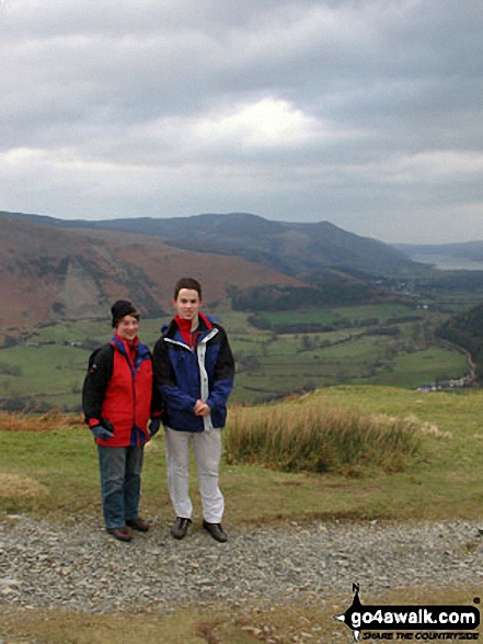 Walk c313 The Newlands Fells from Hawes End - Great view from Cat Bells (Catbells)