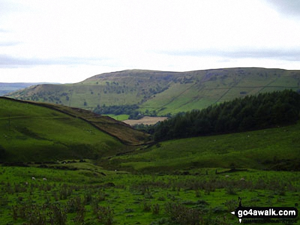 Walk d262 South Head and Mount Famine from Hayfield - Mount Famine and South Head from Cracken Edge