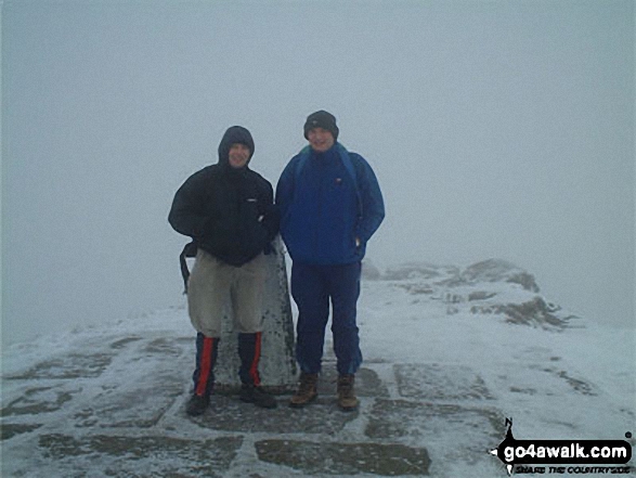 Me and Mosser on Shutlingsloe in The Peak District Cheshire England