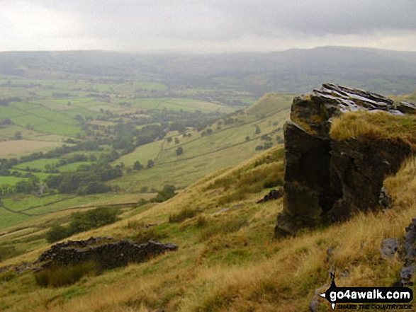 Walk Chinley Churn walking UK Mountains in The Dark Peak Area The Peak District National Park Derbyshire, England