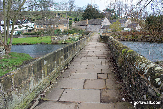 Walk d154 Over Haddon, Sheldon and Ashford in the Water from Bakewell - On Holme Bridge