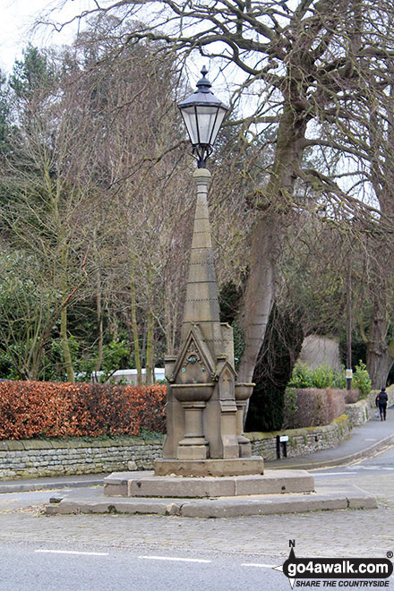 Walk d325 Rowsley and Stanton in the Peak from Bakewell - Bakewell