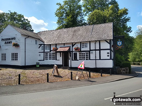 Walk ch261 Statham from Thelwall - The Pickering Arms, Thelwall