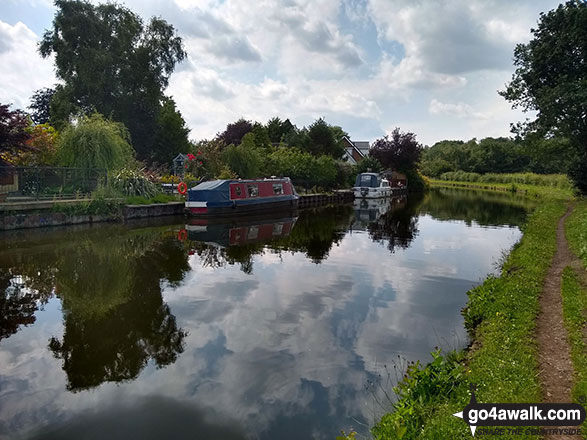 Walk ch102 Dunham Massey and The Bridgewater Canal from Lymm - The Bridgewater Canal near Statham