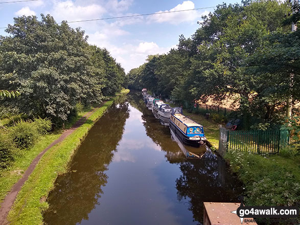 Walk ch102 Dunham Massey and The Bridgewater Canal from Lymm - Pickerings Bridge from The Bridgewater Canal near Thelwall