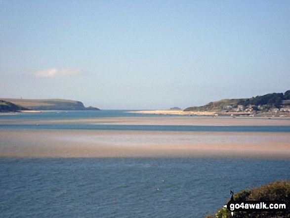 Walk co134 Hayle Bay, Pityme and Rock from Daymer Bay - Walking the Camel Trail, Padstow Bay