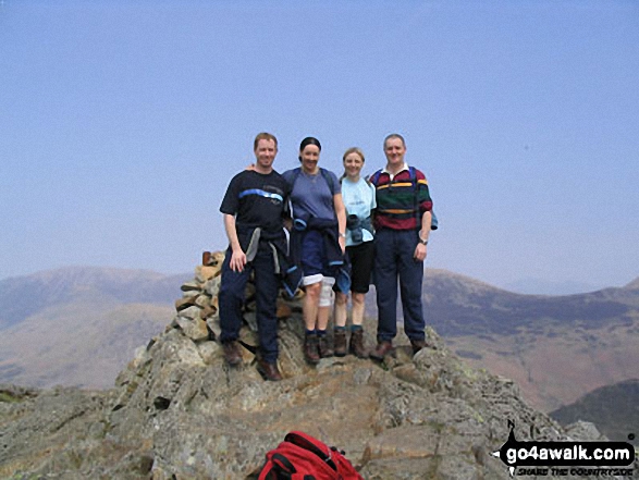 The Blundells and Thorntons on Hay Stacks in The Lake District Cumbria England