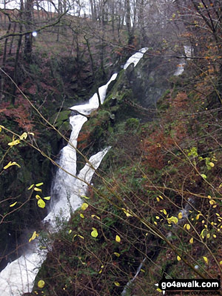 Stockghyll Force on the way up to Wansfell Pike from Ambleside 