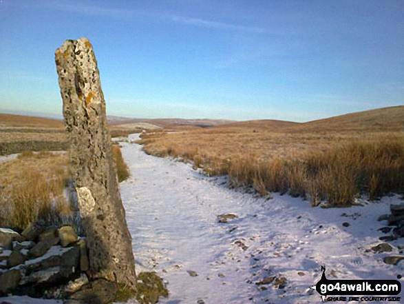 On the Pennine Way near Red Moss Pot 