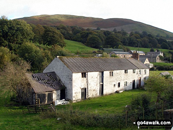 Walk dn123 The Offa's Dyke Path, Rhuallt and Caerwys from Bodfari - Moel y Parc above Ty-draw