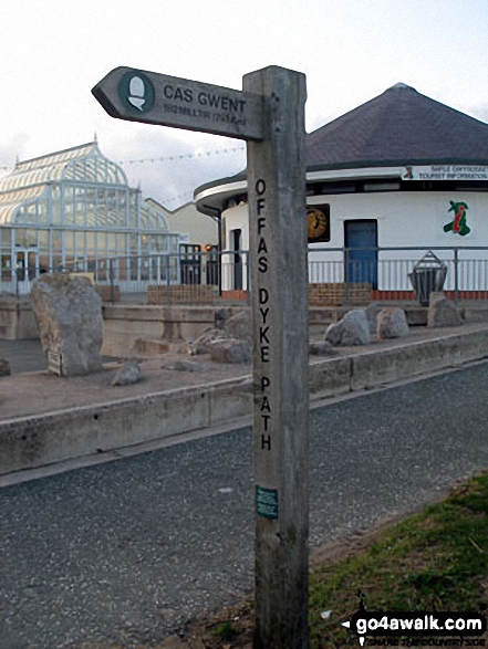 Walk dn143 Dyserth and The Offa's Dyke Path from Prestatyn - The end (or start) of The Offa's Dyke Path, Ffrith Beach, Prestatyn