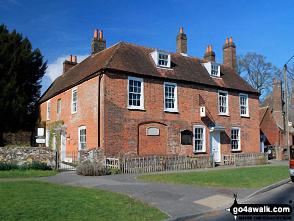 Walk ha103 Caker Stream from Chawton - Jane Austen's House Museum, Chawton