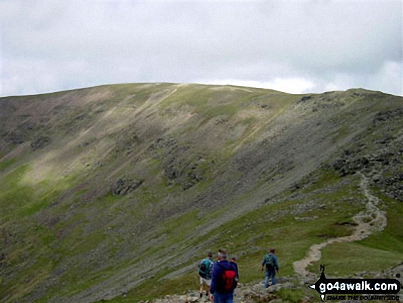 Walk c235 The Deepdale Horseshoe from Patterdale - Fairfield from Hart Crag