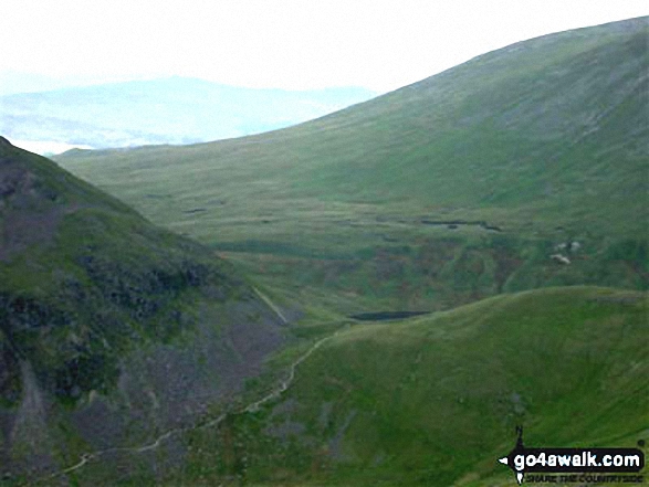 Walk c389 Great Rigg, Fairfield and Hart Crag from Ambleside - Grisedale Tarn from Fairfield