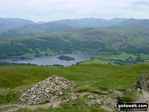 Walk Nab Scar walking UK Mountains in The Eastern Fells The Lake District National Park Cumbria, England