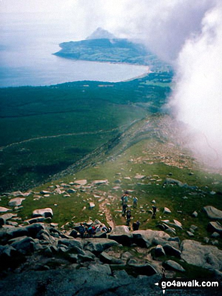 Brodick Bay from Goatfell (Goat Fell), The Isle fo Arran 